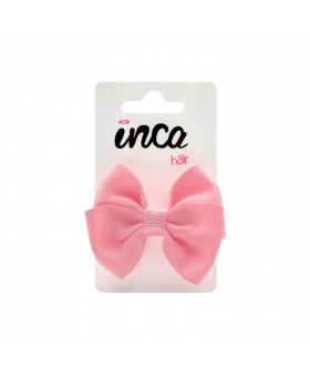 Lazo rosa con pinza cocodrilo