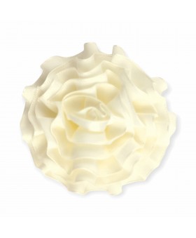 Pinza roseta tafetán beige
