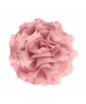 Pinza roseta tafetán rosa...
