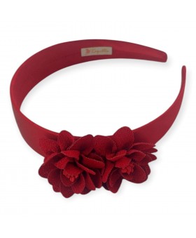 Tocado dos flores con...