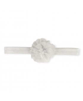 Diadema elástica con flor...