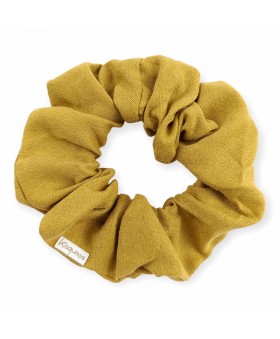 Scrunchie suede Mostaza