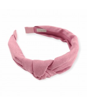 Diadema nudo lateral suede...