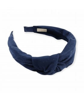 Diadema nudo lateral suede...