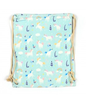 Mochila de Tela con Cuerdas...
