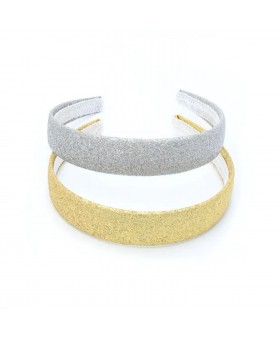Diadema ancha con brillantina