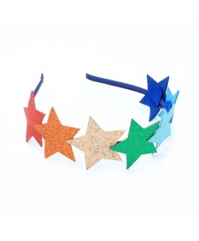 Diadema estrellas brillantina