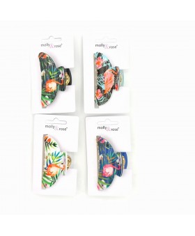 Pinza estampada flamencos