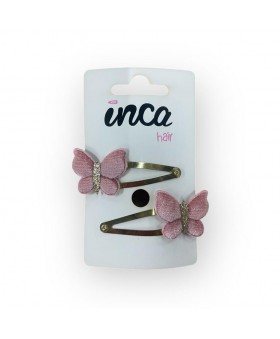 Pack 2 clips con mariposas