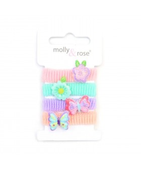 Pack de 4 gomas flores y...