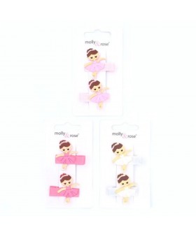 Pack de 2 clips con bailarina