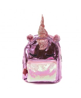 Mochila unicornio tornasol