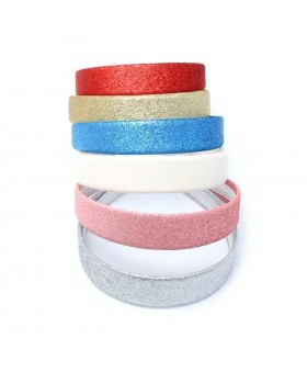 Diadema ancha con brillantina