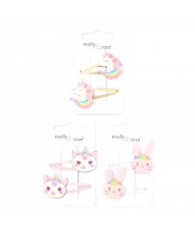 Set de 2 clips con...