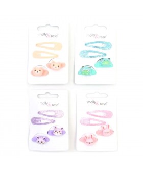 Set de 2 clips y dos gomas...