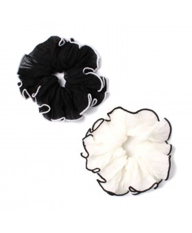 Scrunchie grande con borde...