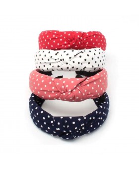 Diadema con nudo estampado...