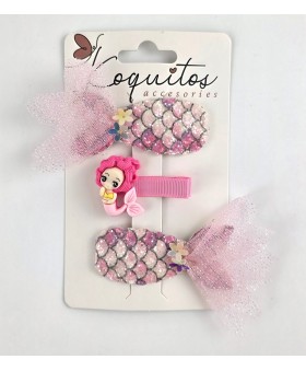 Set de tres pinzas para el...