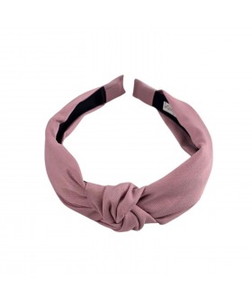 Diadema nudo central Rosa...